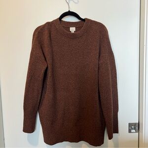 a new day Chocolate Crew Neck Sweater